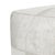 Contemporary Ivory Hide Pouf Ottoman For Sale - Image 3 of 5
