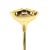 Brass Gianfranco Frattini Brass Floor Lamp With Dimmer Scallop / Lotus Shade For Sale - Image 8 of 9