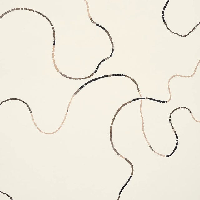 Schumacher Schumacher x Backdrop Turini Wallpaper in Cocoa Multi For Sale - Image 4 of 4