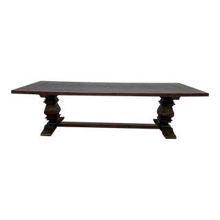 Salvaged Extending Trestle Dining Table by Restoration Hardware For Sale