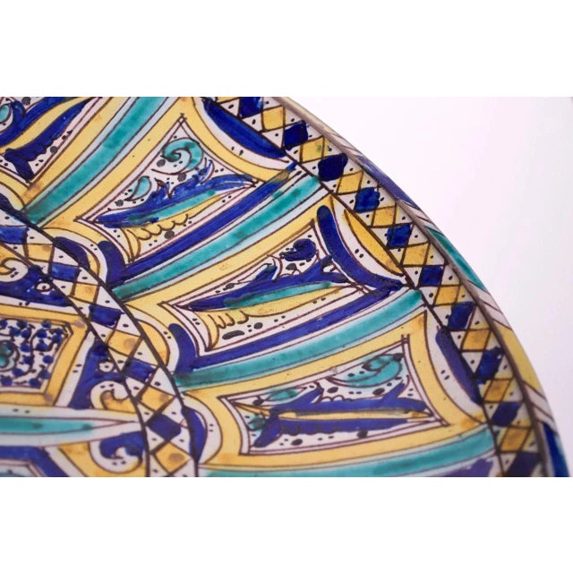 1940s Large-Scale Italian Terracotta Charger For Sale - Image 5 of 13