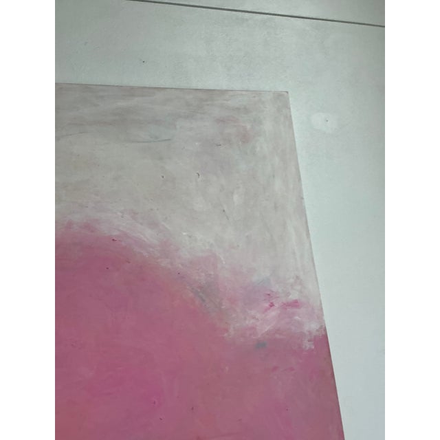 Vintage Monumental Original Abstract Diptych Oil Painting on Canvas - Set of 2 For Sale - Image 4 of 12