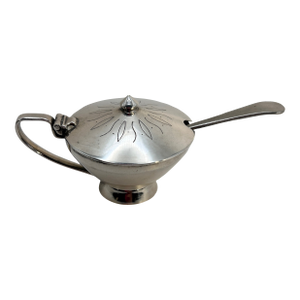 Vintage Silverplate Mustard Pot From England