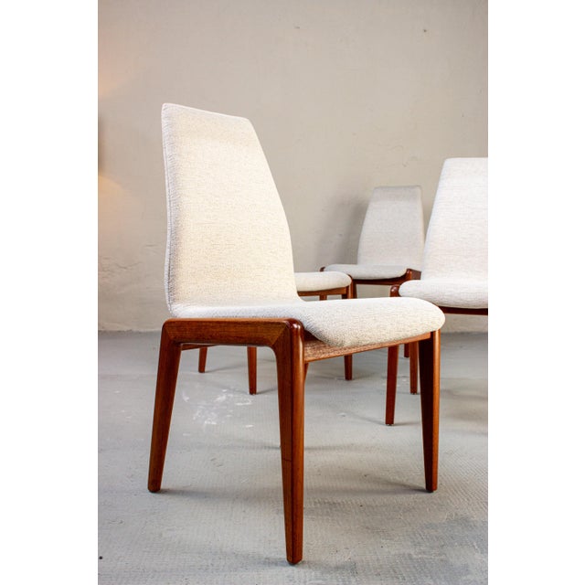 Mid-Century Danish Chair in Teak from Schou Andersen Stuhl, 1960s, Set of 4 For Sale - Image 6 of 15