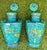 Rare Pair of Chinese Turquoise-Ground Fahua Ware Octagonal Lidded Vases, Ming For Sale - Image 14 of 18