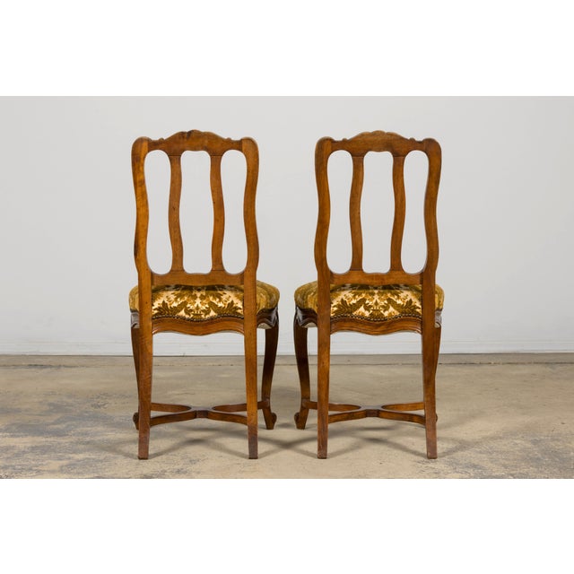 Set of 8 Early 20th Century French Louis XV Style Walnut Dining Chairs For Sale - Image 18 of 18