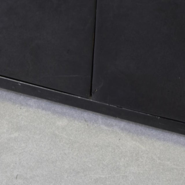 Black Black Lacquered Sideboard with Six Doors by Eugenio Gerli for Tecno, Italy, 1960s For Sale - Image 8 of 13