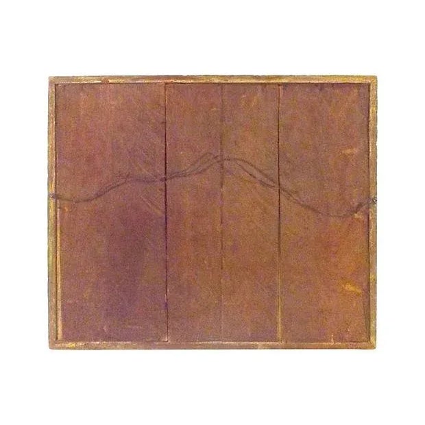 Antique Lakeside Landscape Gouache Painting For Sale - Image 4 of 4