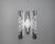 Metal Large Vintage Italian Murano Glass & Chrome Chandelier, 1960s For Sale - Image 7 of 7