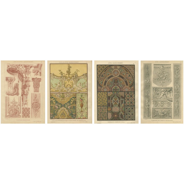 H. Dolmetsch, German Renaissance Prints, 1887, Paper, Set of 4 For Sale