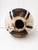 Mid-Century Portuguese Studio Pottery Op Art Spherical Table Lamp, 1970s For Sale - Image 6 of 9
