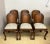 1930s Dutch Solid Oak Chairs W/Linen Seats - Set of 6 For Sale - Image 10 of 11