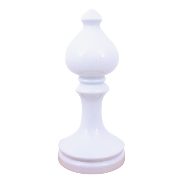 Glass Chess Piece Lamp by Ivan Jakes, 1970s For Sale