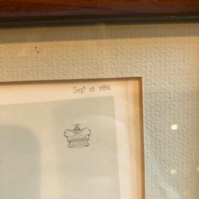 Late 19th Century Vanity Fair Statesman Series Lord Ellenborough Caricature, Framed, #122 For Sale - Image 4 of 8