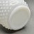 Vintage White Milk Glass “Dot and Dash” Hobnail Planter With Scalloped Rim For Sale - Image 9 of 9