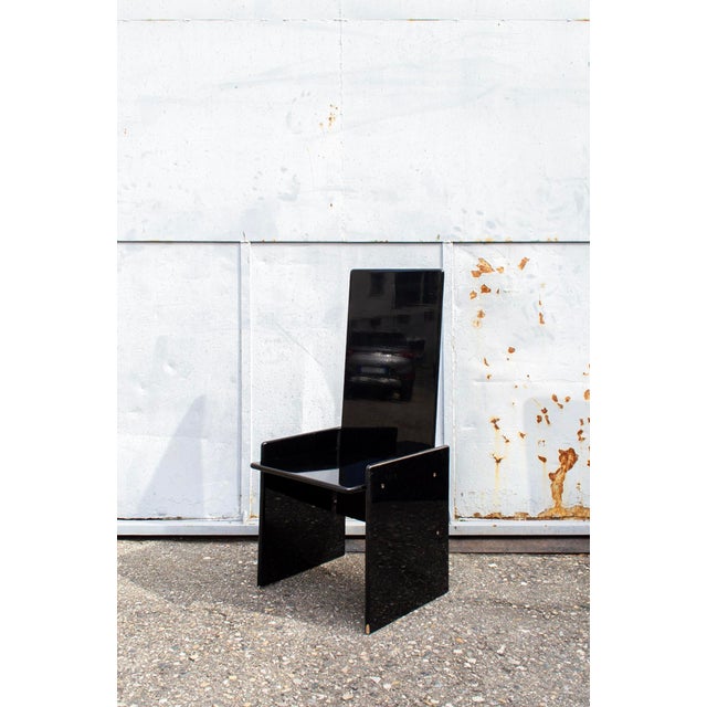 Chairs with wooden structure. Kazuki model Designer Kazuhide Takahama Producer Gavina Year 1970 This piece has an...