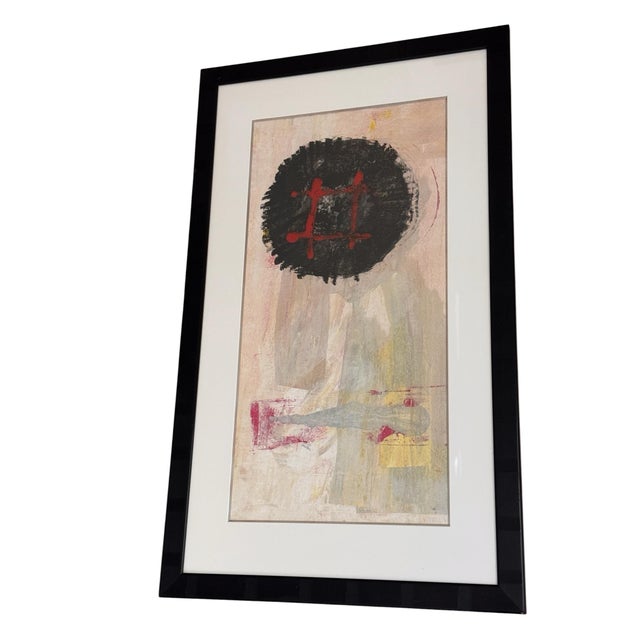 Late 20th Century Late 20th Century Original Painting by Roberto De La Renta, Signed & Framed For Sale - Image 5 of 12
