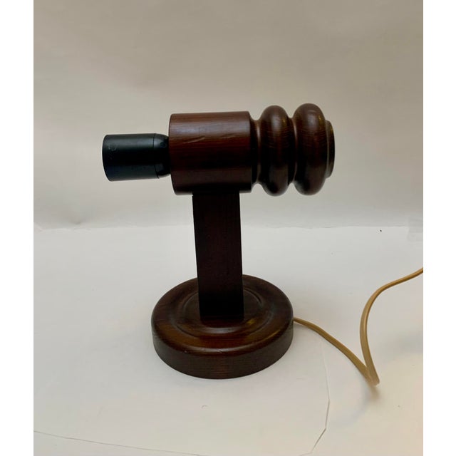 Set of Swedish Pine Wood Sconces by Solbackens Svarveri, Sweden, 1970s For Sale - Image 4 of 12