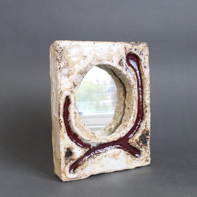 Vintage French Rectangular Wall Mirror by Gallery Palissy, 1960s For Sale - Image 17 of 18