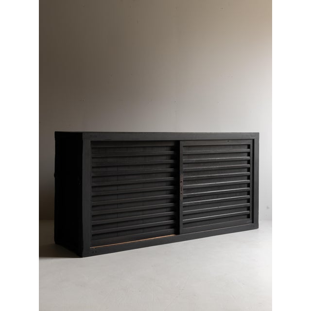 Japanese Antique Large Tansu 1860s-1900s / Sideboard Wabi Sabi For Sale - Image 15 of 18