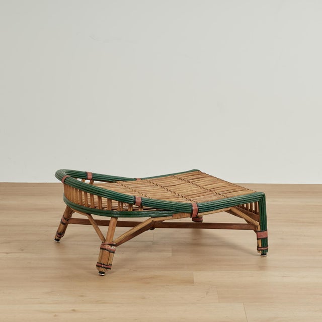 Four Piece Suite of Art Deco Rattan Porch Furniture For Sale - Image 14 of 18