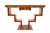 Vintage Art Deco Console Table with Geometric Design, 1950s For Sale - Image 3 of 13