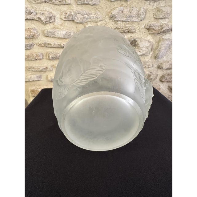 Art Deco Glass Vase, 1930s For Sale - Image 6 of 13