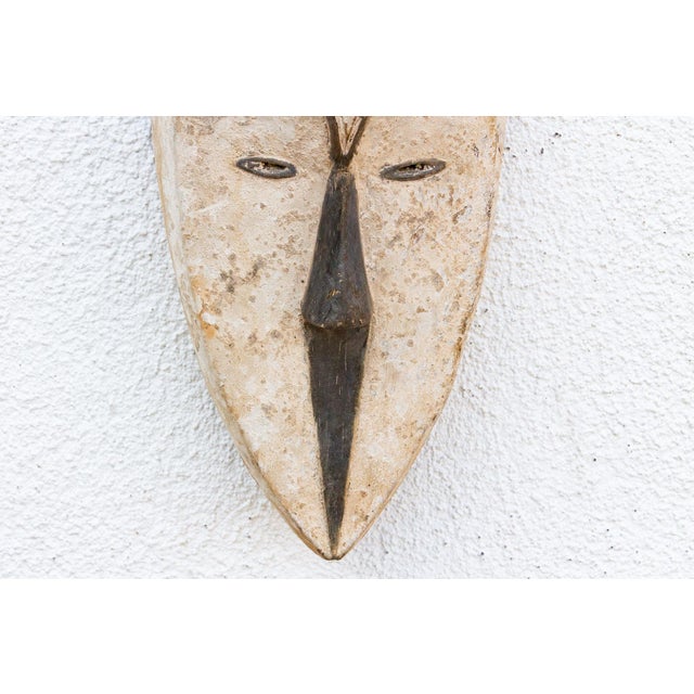 Painted Baule Mask of the Akon People For Sale - Image 4 of 8
