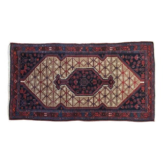 Rug Hamadan in Wool and Cotton For Sale