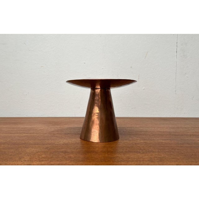 Mid-Century German Handmade Copper Candleholder from AWD, 1960s For Sale - Image 17 of 18