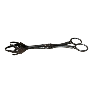 Antique Silver-Plated Scissor Claw Tongs England