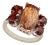 Bold Dinner Ring of Imperial Topaz and Red Garnets Sterling Silver For Sale
