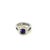 Traditional 1990s David Yurman Amethyst Black Orquid Diamond Ring Size 7.5 Silver Estate For Sale - Image 3 of 7