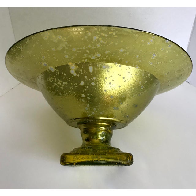Vintage Glass Pedestal Bowl Chairish
