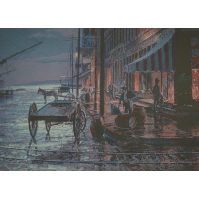 Maritime Heritage New York Framed Lithograph Print For Sale - Image 9 of 12