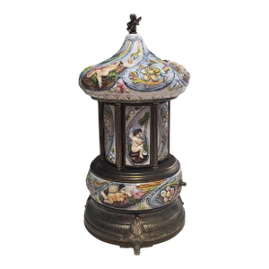 Reuge Capodimonte Porcelain Musical Carousal