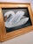 White 1940s Swan Oil Painting in Gilt Wood Frame - Bird Art With Gold Frame Moody Vintage Hand-Painted Wall Canvas For Sale - Image 8 of 8