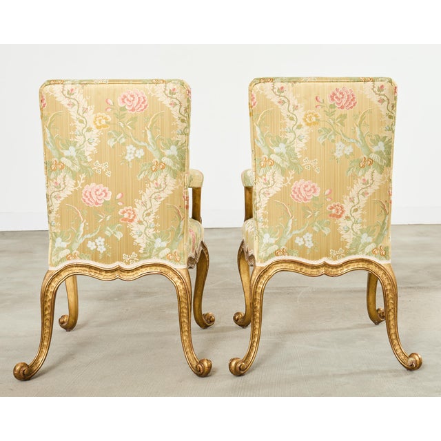 Set of Twelve Rose Tarlow Gold Leaf Kent Dining Chairs For Sale - Image 18 of 18