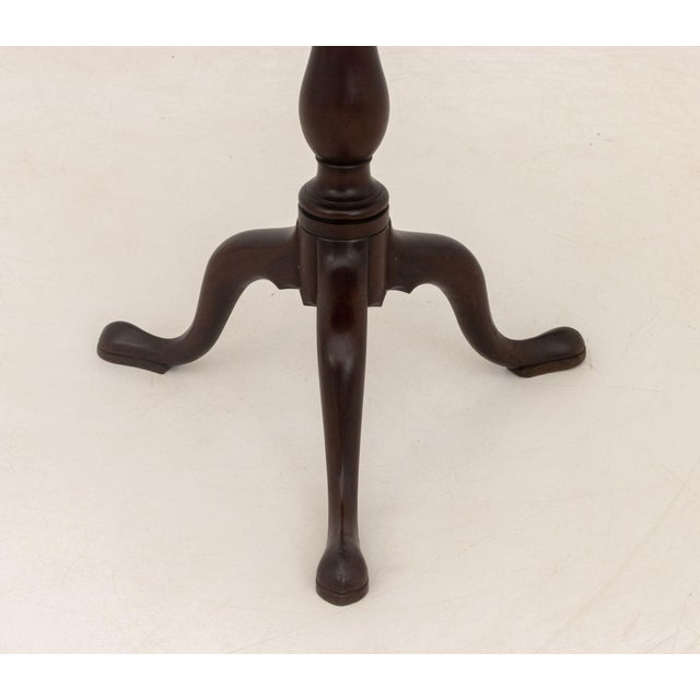 Late 19th Century George III Style Mahogany Tripod Table For Sale - Image 5 of 8