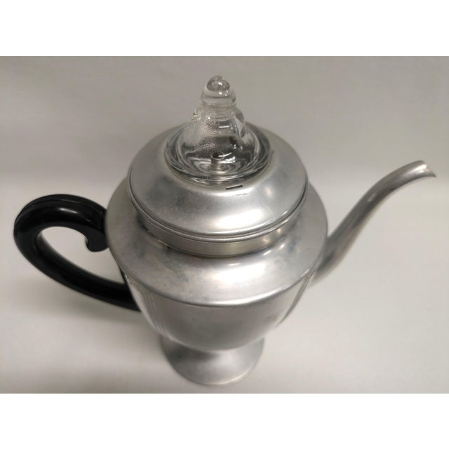 Mid-Century Aluminum Coffee Server For Sale - Image 9 of 10