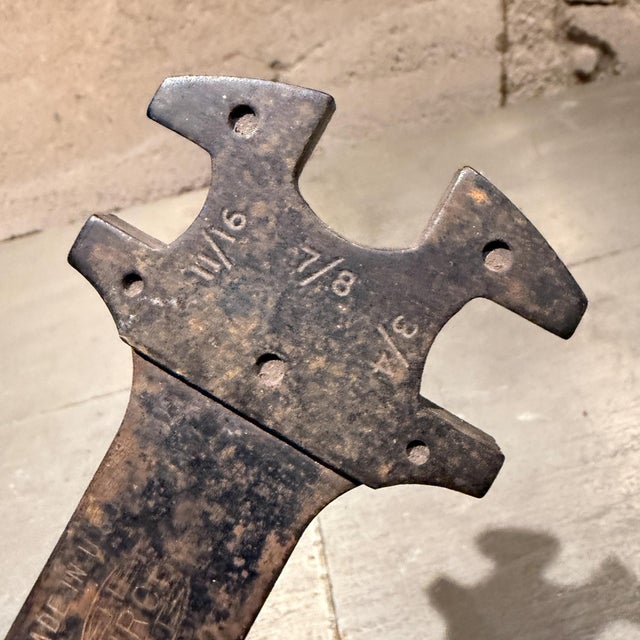 Vintage Airco Multi-Head Welding Tank Valve Wrench For Sale - Image 4 of 10