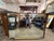 Italian Art Deco Horizontal Mirror. Offered is a handsome large scale Italian Art Deco horizontal walnut mirror with inset...