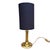 Metal Brass Night Lamp, Table Lamp With Lampshade, Germany, 1970s. For Sale - Image 7 of 12