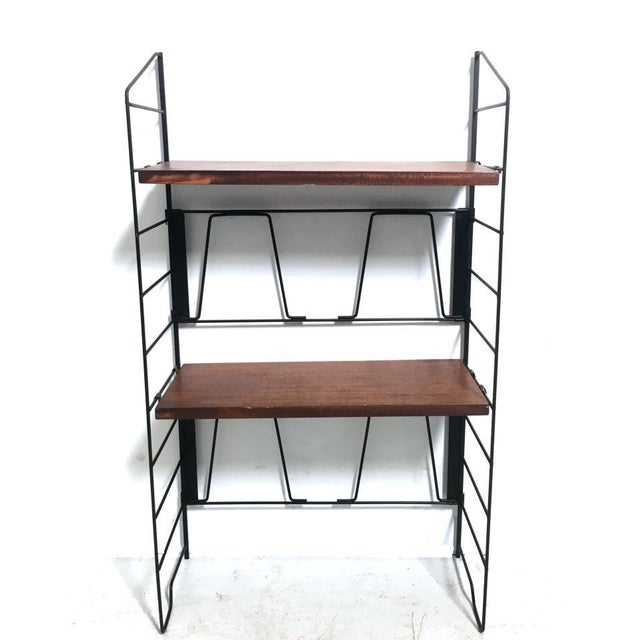 Modern Vintage Modular Wall Bookcase, Italy, 1960s For Sale - Image 3 of 8