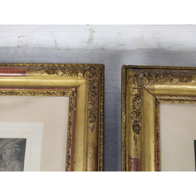 Black Figurative Scenes, 1800s, Engravings, Framed, Set of 2 For Sale - Image 8 of 18