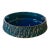 1950s Early Aldo Londi for Bitossi Ocean Blue Volcanic Glaze Ashtray, Italy For Sale