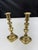 English Pair of Vintage Brass Candlesticks For Sale - Image 3 of 5