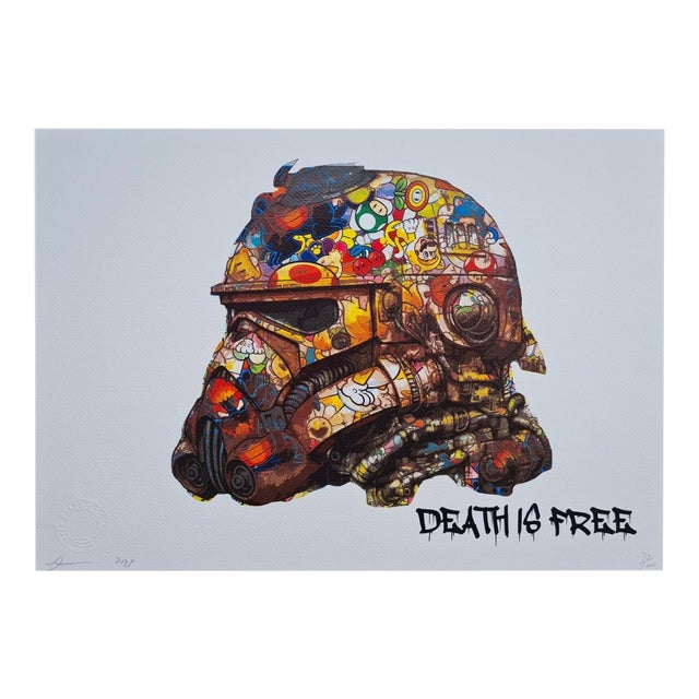 Death Nyc * Storm Trooper * 45 X 32 Cm * Signed * Limited * Certificate For Sale