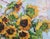 Realism Sunflower Still Life Painting, Original Soviet Ukrainian Art 70-90 For Sale - Image 3 of 6