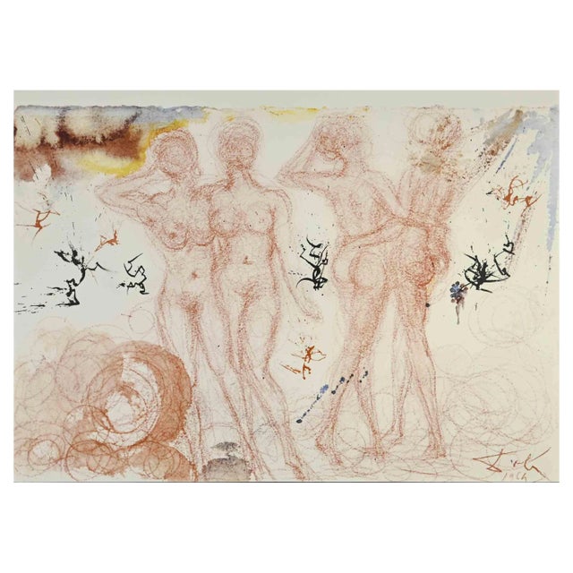 Salvador Dali, Stultae et Prudentes Filiae, Lithograph, 1964 For Sale